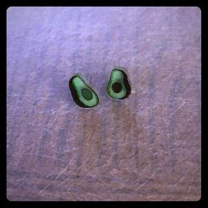 Tiny Avocado Earrings